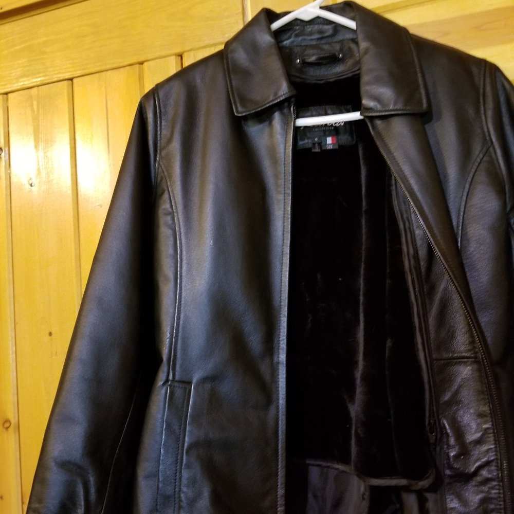 woman's leather jacket